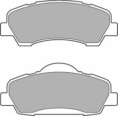ÖN FREN BALATASI PEUGEOT P301 12 P308 13 CITROEN C-ELYSEE 12 C4 14 266mm-DELPHI LP2485-1608691380-1610699280