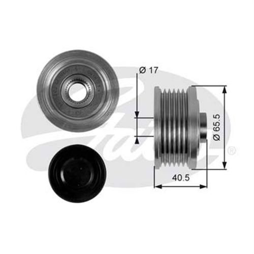 ALTERNATÖR KASNAĞI RULMANLI DOBLO-GRANDE PUNTO 1.9 JTD-ASTRA H-VECTRA C-ZAFIRA-SIGNUM 1.9 CDTI 05-GATES OAP7032-9949129-1204413-93182514-9951269