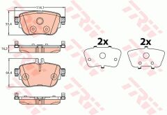 FREN BALATASI ARKA MERCEDES C257 W213 S213 C238 A238-TRW-A0004209700
