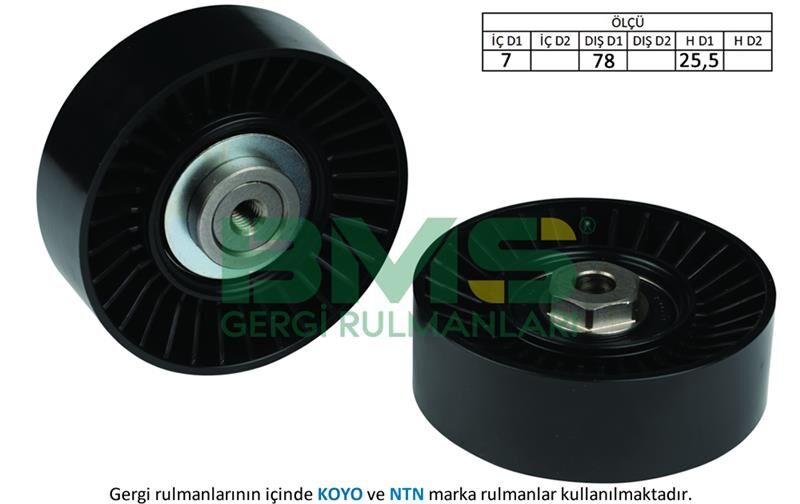 ALTERNATÖR GERGİ RULMANI CADDY-GOLF3-PASSAT-POLO-T4-A6 1.9-2.5 TDI 1990-1997 1Y-1Z-AAZ-ABL-AFN-ACV-BMS 025-028145278E-028145278A-028145278