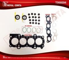 x ÜST TAKIM CONTA SKT KEÇELİ SUBP.LAST SUBAP KAPAK CONTASIZ FOCUS II 1.6 16V 03 100HP-ROYAL T566694-3S4G6008AA
