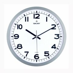 DUVAR SAATİ GRİ ÇERÇEVE ÇAP:29.5CM AKRİLİK BOYALI ABS ÇERÇEVE MİNERAL CAM SESSİZ AKAR MAKİNE PVC KADRAN KADRAN ÖLÇÜSÜ: 286MM KADRAN BASKI ALANI: 175MM-SAAT-SAAT 216-G