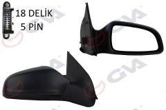 DIŞ DİKİZ AYNASI SAĞ ASTRA H 04 ELEKTRİKLİ ISITMALI KONVEKS 5 FİŞ VM-968EHR-GVA 1090125-6428184