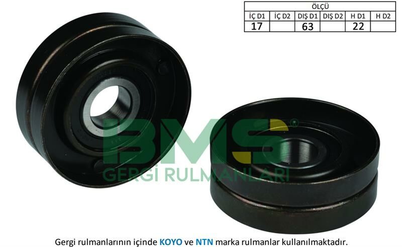 ALTERNATÖR GERGİ RULMANI ASTRA G-H-J-CORSA D-INSIGNIA-MERIVA-VECTRA C-ZAFIRA-CRUZE 1.6-1.8-BMS 078-6340558-1340268-55350422-55556090