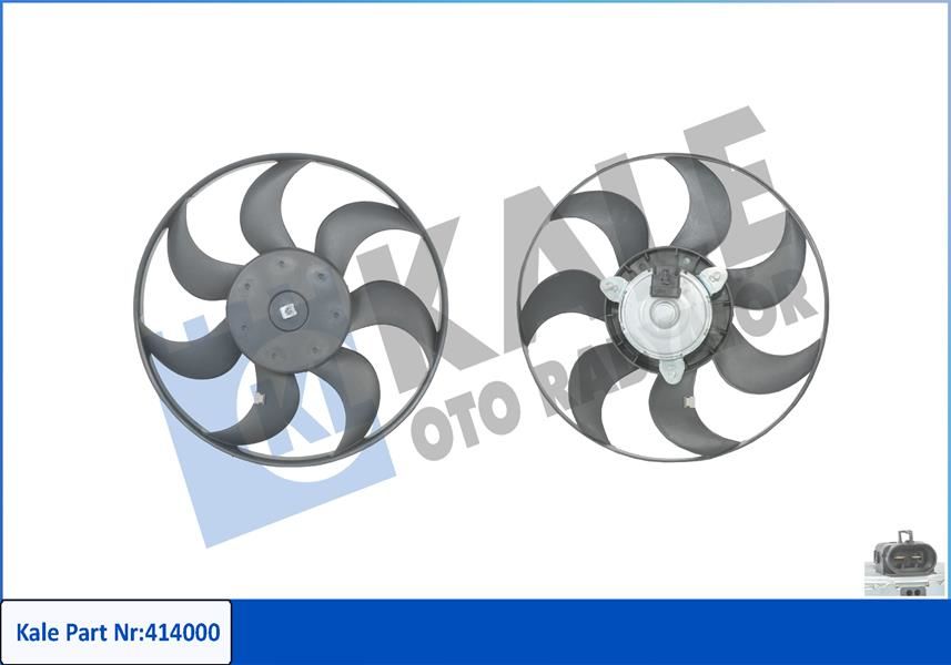 FAN MOTORU ASTRA F-VECTRA A-CALIBRA A 1.6-1.8-1.8 16V-2.0 16V 200W-365mm-KALE-1341271-90512980-90502469