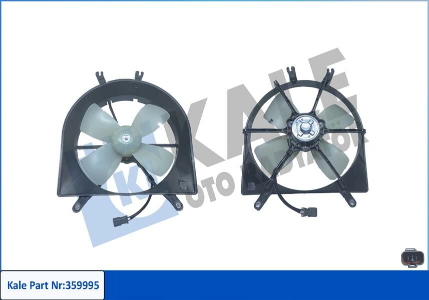 FAN GRUBU HONDA CIVIC V 1.5i 93-95-CIVIC VI 1.4i 1.5/1.6 16v 1.6i 1.6i Vtec 1.5i Vtec-E 1.6 Vti 92--KALE 359995-19005P08003-19015P08003-19015P08013