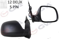 DIŞ DİKİZ AYNASI SAĞ TRANSPORTER T6 CARAVELLE 10 ELEKTRİKLİ ISITMALI KONVEKS 5 FİŞ VM-6196EHR-GVA 1075545-7E1857507CA9B9-7E1857528F9B9-7E1857