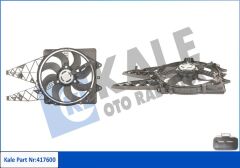FAN MOTORU DAVLUMBAZLI FIAT GRANDE PUNTO 1.3D 05 450W-405mm-KALE-55700342-55703902-55701372