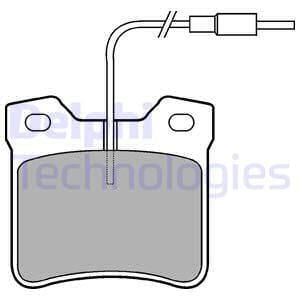 FREN BALATASI ARKA MERCEDES W638 B901 B902 . PEUGEOT 406 605-DELPHI LP667-A0034200020-4251.93