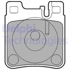 FREN BALATASI ARKA MERCEDES W203 C208 W124 W210 W140-DELPHI LP841-A0034204920