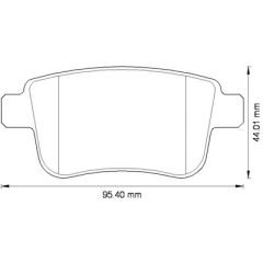 FREN BALATASI ARKA MERCEDES CITAN W415 12 . RENAULT KANGOO 10-MY 440604876R-A4154210410-440604876R