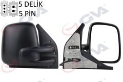 DIŞ DİKİZ AYNASI SAĞ TRANSPORTER T4 96 ELEKTRİKLİ ISITMALI KONVEKS VM-186EHR-GVA 1075505-701857508H01C