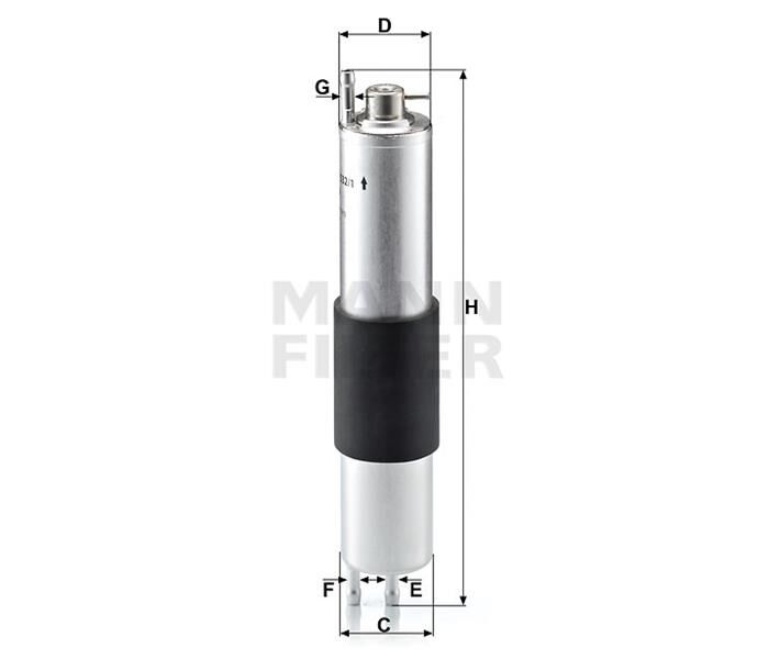 YAKIT FILTRESI BMW N40 N42 N45 N46 M54 E46 00 05-MANN-13321439407-13327512019