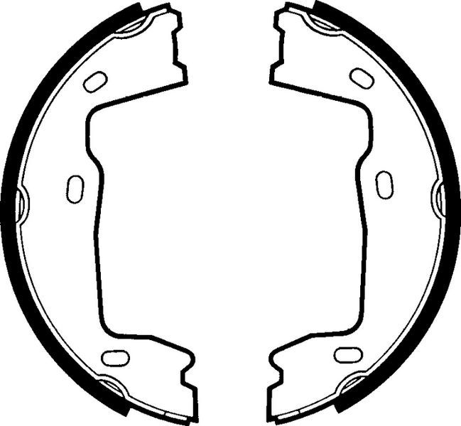 ARKA PABUÇ BALATA VECTRA A 1.8 88-95 ASCONA C KADDET D E-DELPHI LS1381-1605590-90399218-90350169