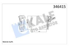 KALORİFER RADYATÖRÜ LOGAN 05 DUSTER 10 SANDERO 10 170x158-KALE 346415-6001547484