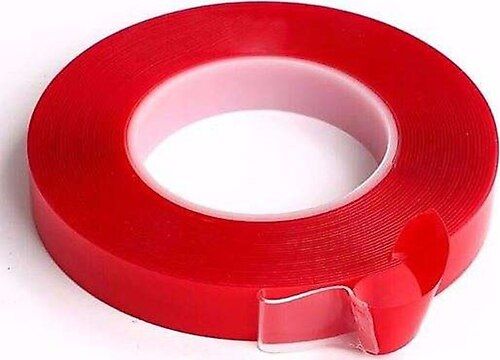 ÇİFT TARAFLI BANT 30mm x 5mt KIRMIZI ŞEFFAF-CEVHERS CTB330