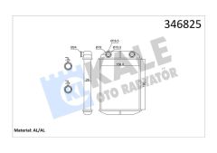 KALORİFER RADYATÖRÜ DACIA DOKKER 12 LODGY 12 1.2 TCE 1.3 TCE 1.5dCi 1.6-KALE 346825-271154491R