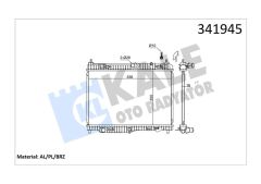 MOTOR SU RADYATORU FIESTA 1.4TDCI 1.6TDCI 1.5TDCI 08 B MAX 1.5TDCI 1.6TDCI 12 TRANSIT COURIER 1.5TDCI 1.6TDCI 14 350 558 18-KALE 341945-8V518005DG-8V518005DF-1516268