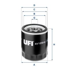 YAĞ FİLTRESİ ASTRA-CORSA-VECTRA-OMEGA-KADETT OPEL TÜM MOD. 86-02-UFI 2312902-650104-650381-650401-95509857