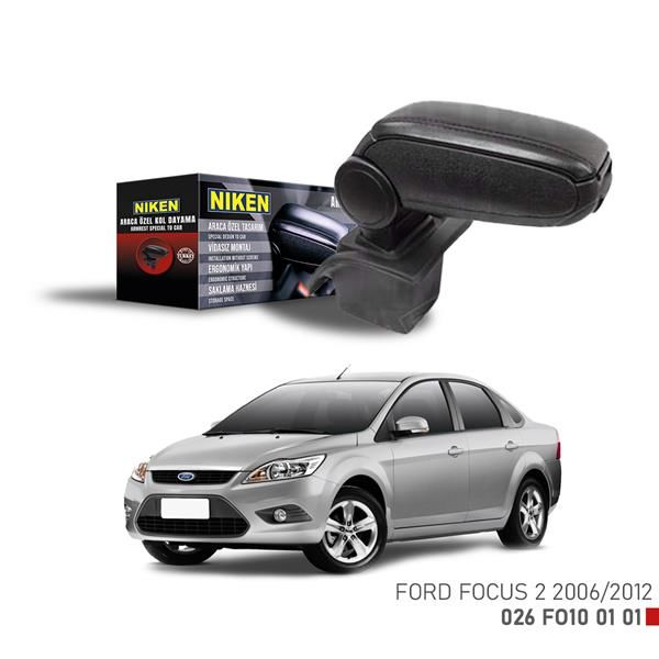 ARACA ÖZEL KOL DAYAMA SİYAH FORD FOCUS II 06-12-NIKEN 026FO100101