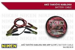 AKÜ TAKVİYE KABLOSU 800 AMP 2.3 MT-NIKEN 0460020301