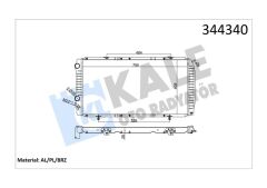 RADYATÖR BOXER-DUCATO-JUMPER 97-02 1.9D-2.5D-2.8HDI AC MEK 790x415x34-KALE-1330.L5-1311003080-1330.L8-1330.F1