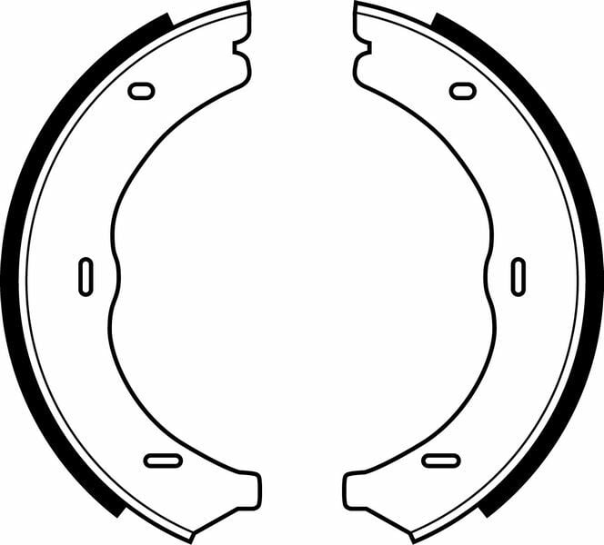 FREN BALATASI ARKA PARK FRENI MERCEDES VITO W639 W447-DELPHI LS1967-A6394200220