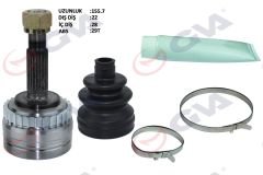 AKS KAFASI DIŞ ÖN CORSA B 1.2i 16V 93-00 ABS Lİ 569mm 29DİŞ 22x28x52 155mm-GVA 4490010K-26032411-374218