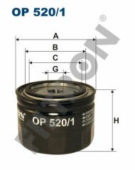YAĞ FİLTRESİ RENAULT R9 1.4 60HP 81-89-FILTRON OP520.1-7700638670