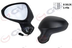 DIŞ DİKİZ AYNASI SOL IBIZA 08 ELEKTRİKLİ ISITMALI KONVEKS ASTARLI 5 FİŞ VM-364EHPL-GVA 1061531-6J1857507HGRU