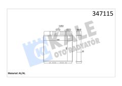 KALORİFER RADYATÖRÜ ASTRA G-ZAFIRA 206x180x32-KALE 347115-1618142-9117283
