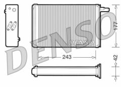KALORİFER RADYATÖRÜ FIAT DUCATO 1.8 82-88 2.0 86-90 1.9TD 89-90-DENSO DRR09030-5947797-7761840
