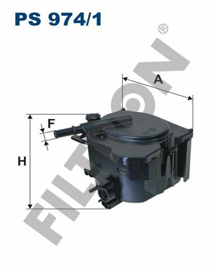 YAKIT FİLTRESİ PARTNER-206-207-307-308-407-BERLINGO-C2-C3-C4-C5-FIESTA-FOCUS-C-MAX-TEPEE 1.6HDI-FILTRON PS974.1-1254391-1458065-1901.81-1901.95