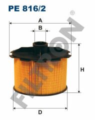 YAKIT FİLTRESİ PARTNER-P206-P306 BERLINGO-JUMPY- XSARA-SCUDO-COROLLA 00-02 1.9D 98- DW8-FILTRON PE816.2-1906.48-1906.49-1906.A9-9628890680
