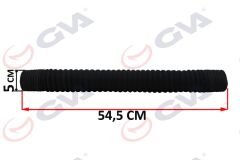 HAVA FİLTRE HORTUMU CLIO 1.4 BNZ Q55xQ55x50cm-GVA 6814110-7700274072