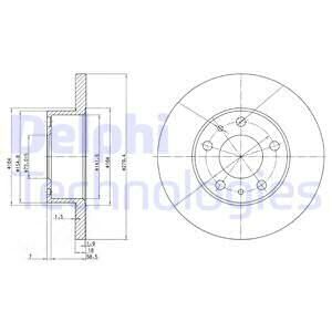 ÖN FREN AYNASI BOXER 94-4.02 JUMPER 94-4.02 DUCATO 94/4.02 280x18x5DL 1.4Q-DELPHI BG2845-4249.H6-4246.J8-4246.J9-1300500080