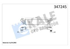 TURBO RADYATÖRÜ INTERCOOLER FIAT EGEA-FIAT 500L 1.3-1.6 JTD-1.4-KALE-51887954
