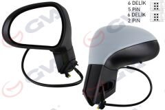 DIŞ DİKİZ AYNASI SOL 207 06 ELEKTRİKLİ ISITMALI SİNYALLİ ASTARLI KONVEKS VM-6207EHPL-GVA 1043261-8149.ZG-8153AX
