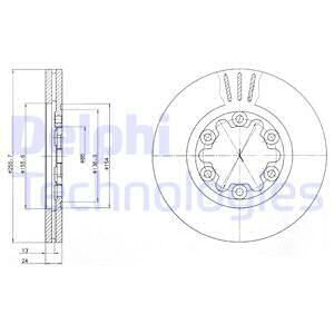 ÖN FREN AYNASI RANGER 4x2-MAZDA B-SERIE 99 255.7x24x6DLxHAVALI-DELPHI BG3559-XM341027AA-3902826-4883102