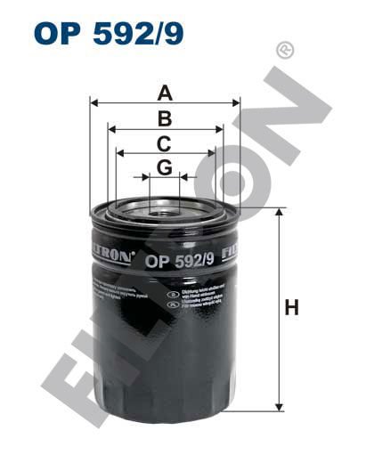 YAĞ FİLTRESİ BOXER-JUMPER-DUCATO 3.0 06-FILTRON OP592.9-71749828-1109.AG-1109.AT-1606267580