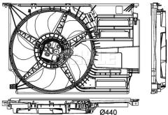 KOMPLE FAN 600W PREMIUM LINE BMW F45 F46 F48 F39 MINI F60 F56 F55-MAHLE-17427617610