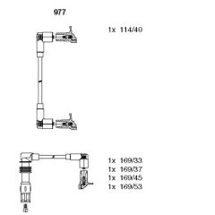 BUJİ KABLOSU TAKIM POLO4 1.4 16V-AFH-BREMI 977-036905409