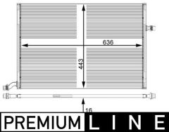 ILAVE SU RADYATORU MERCEDES C-CLASS W205 S205 C205 A205-MAHLE-A0995002003