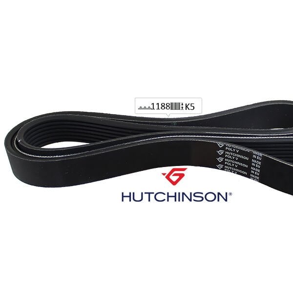 1188 K 5 KANALLI KAYIŞ PALIO 1.2 58380-HUTCHINSON 5PK1188-46549624