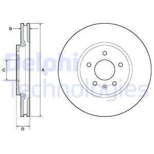 ÖN FREN AYNASI 17 INÇ ASTRA J 09 ZAFIRA C 11 321x30x28/5D/HAVALI 13502826-DELPHI BG4672C-95527034-569077-13586854-569092