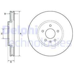 ÖN FREN AYNASI 17 INÇ ASTRA J 09 ZAFIRA C 11 321x30x28/5D/HAVALI 13502826-DELPHI BG4672C-95527034-569077-13586854-569092