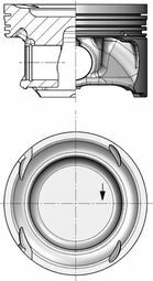 PISTON SEGMAN STD 83.00mm MERCEDES M270.920 W176 W246 C117 X156-KOLBEN 40859600-A2700301917
