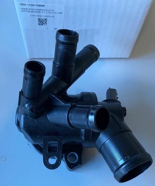 TERMOSTAT 95 C KOMPLE RENAULT CLIO IV 12 CAPTUR 13 MEGANE IV 15 DACIA DUSTER 13 DOKKER 12 NISSAN QASHQAI II J11 15 1.2 TCe H5F-OEK-110617089R-110619413R