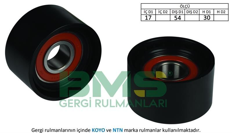 KAYIS GERGI RULMANI MERCEDES W203 W204 C209 C218 C219 W212 C207 W220 W221 W639 B906-BMS 230-A6422001070