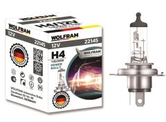 AMPUL 12V H4 100/90 P43t STANDART IŞIK TIRNAKLI P43t 62204-WOLFRAM 22145